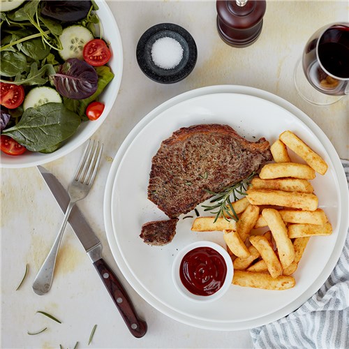 1216209 - Basics Coupe Plate White 280mm